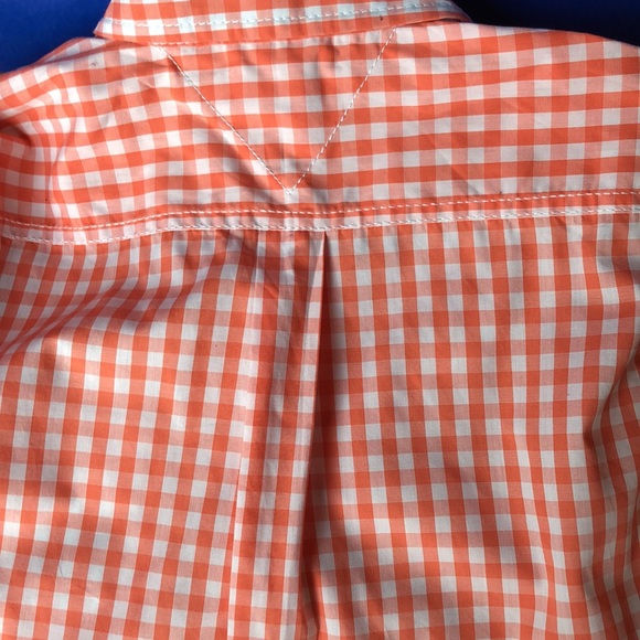 🔥3/&20.Tommy Hilfiger Boys Short Sleeve Gingham Shirt - Picture 5 of 7